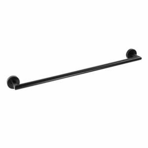 Czarny mosiężny uchwyt na ręczniki Sapho X-Round obraz