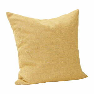 Żółta poduszka Hübsch Nela, 60x60 cm obraz