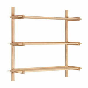 Modułowy system półek z litego drewna dębowego 110x98 cm Sitra – Kave Home obraz