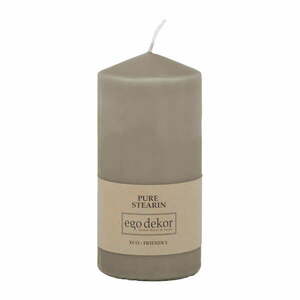 Brązowa świeczka Eco candles by Ego dekor Top, 30 h obraz