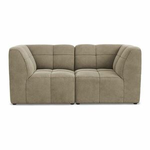 Brązowa aksamitna sofa 180 cm Aloha – Makamii obraz