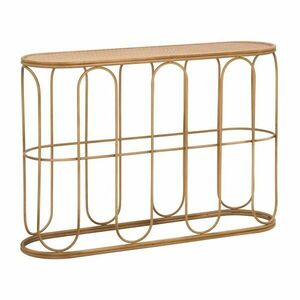 Rattanowa konsola w naturalnym kolorze 32x110 cm Samui – Mauro Ferretti obraz