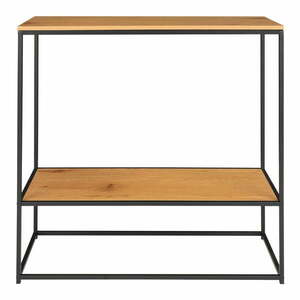 Konsola z blatem w dekorze dębu 80x36 cm Vita – House Nordic obraz