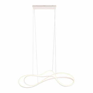 Biała lampa wisząca LED z metalowym kloszem Nala – Trio Select obraz