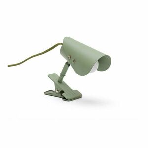 Zielona metalowa lampa stołowa z klipsem (wysokość 16 cm) Jula – Kave Home obraz