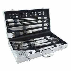 Zestaw 18 akcesoriów do grilla w walizce Cattara Alu obraz