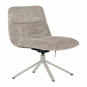 Jasnoszary obrotowy fotel z materiału bouclé Soren – WOOOD obraz