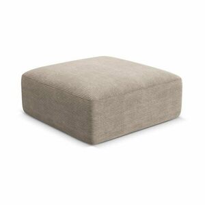 Jasnobrązowy sztruksowy podnóżek Campi – Cosmopolitan Design obraz