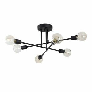 Czarna lampa sufitowa 64x64 cm Flower – Opviq lights obraz