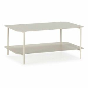 Kremowy metalowy stolik 58x90 cm Beatrix – MOME obraz