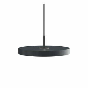 Antracytowa lampa wisząca LED z metalowym kloszem ø 31 cm Asteria Mini – UMAGE obraz