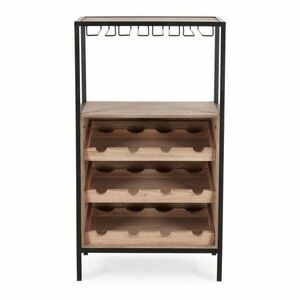 Szafka na wino w naturalnym kolorze liczba butelek 12, 51x91x30 cm Isaac – Yes Everyday obraz