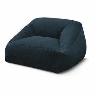 Ciemnoniebieski worek do siedzenia z imitacji futra Lilibet – Bobochic Paris obraz