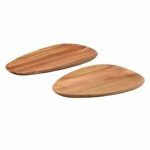 Drewniane tace zestaw 2 szt. 23x35, 5 cm Nukha – Kave Home obraz
