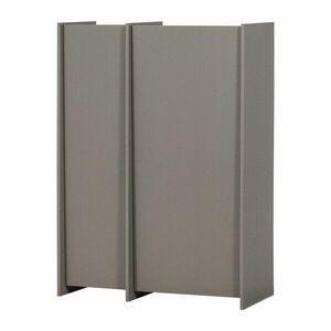 Szara szafka w dekorze jesionu 102x140x44 cm Brock – WOOOD obraz