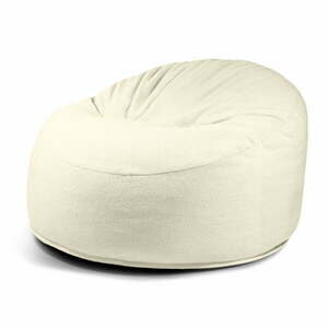 Kremowy worek do siedzenia z materiału bouclé Om 110 – SLOWDOWN obraz