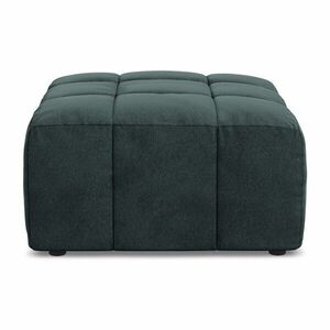 Niebieski aksamitny podnóżek Aloha – Makamii obraz