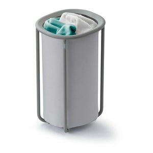 Jasnoszary tekstylny kosz na pranie 50 l Duo – Joseph Joseph obraz