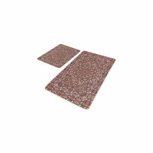 Brązowe aksamitne dywaniki łazienkowe zestaw 2 szt. 60x100 cm – Mila Home obraz