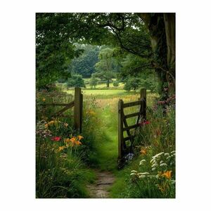Obraz 60x80 cm Garden Gate – Styler obraz