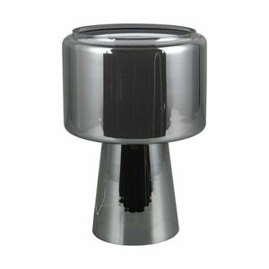 Szara lampa stołowa (wysokość 29 cm) Rocka – Trio obraz