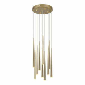 Lampa wisząca LED w kolorze złota ø 30 cm Cala – Trio Select obraz