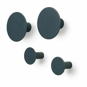 Zestaw 4 ciemnoszarych haczyków ściennych Blomus Ponto obraz