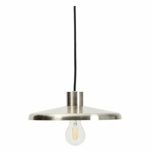 Lampa wisząca w kolorze srebra z metalowym kloszem Nuvira – Kave Home obraz