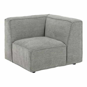 Jasnoszary narożny moduł sofy Bonami Selection Fairfield obraz