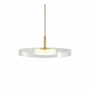 Stalowa lampa wisząca LED ze ściemniaczem ze szklanym kloszem ø 31 cm Asteria Mini – UMAGE obraz