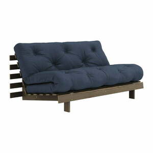 Ciemnoniebieska rozkładana sofa 160 cm Roots – Karup Design obraz
