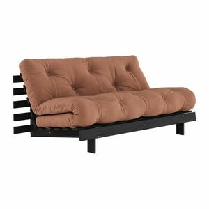 Ceglasta rozkładana sofa 160 cm Roots Black Night – Karup Design obraz