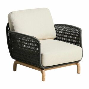 Beżowy tapicerowany fotel ogrodowy Alipa – Kave Home obraz