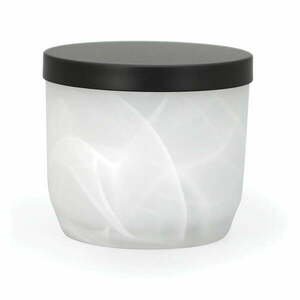 Biały szklany organizer łazienkowy na waciki Madison – Spirella obraz