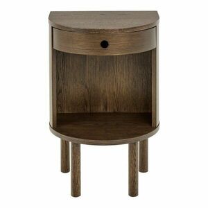 Szafka nocna w dekorze dębu w ciemnym naturalnym kolorze Paron – Actona obraz