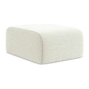 Beżowy aksamitny podnóżek Lani – Makamii obraz