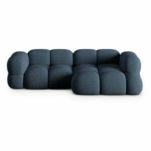 Ciemnoniebieski narożnik (prawostronny/z szezlongiem) Loretto – Cosmopolitan Design obraz