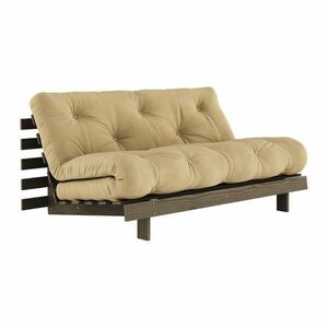 Musztardowobeżowa rozkładana sofa 160 cm Roots – Karup Design obraz