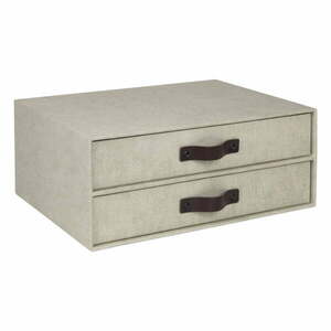 Beżowy organizer z 2 szufladkami Bigso Box of Sweden Birger obraz