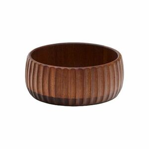 Drewniana miska do serwowania w ciemnym naturalnym kolorze Rommu – Kave Home obraz