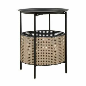 Metalowy okrągły stolik ø 40 cm Osaka – Mauro Ferretti obraz