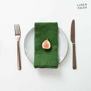 Serwetki lniane zestaw 2 szt. 40x40 cm True Green – Linen Tales obraz