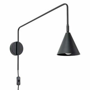 Czarny kinkiet do kontaktu Zylo – Sollux obraz