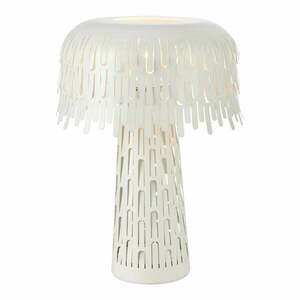 Biała lampa stołowa z metalowym kloszem (wysokość 38 cm) Verbera – Markslöjd obraz