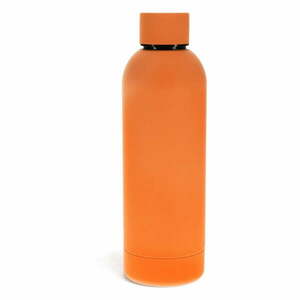 Pomarańczowa podróżna butelka ze stali nierdzewnej 500 ml – Rex London obraz