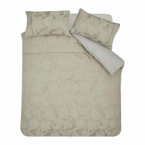 Jasnobrązowa pościel dwuosobowa żakardowa 200x200 cm Opulent Jacquard – Catherine Lansfield obraz