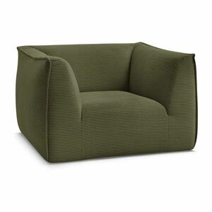 Zielony sztruksowy fotel Giorgia – Bobochic Paris obraz