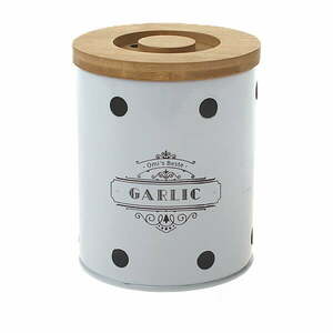 Metalowy pojemnik na cebulę i czosnek – Dakls obraz