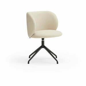 Beżowy tapicerowany fotel jadalniany Mogi – Teulat obraz