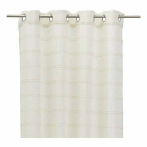 Beżowa zasłona z mieszanki lnu 140x260 cm Nodes – Casa Selección obraz